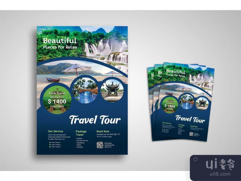 Flyer Template Tour & Travel Package