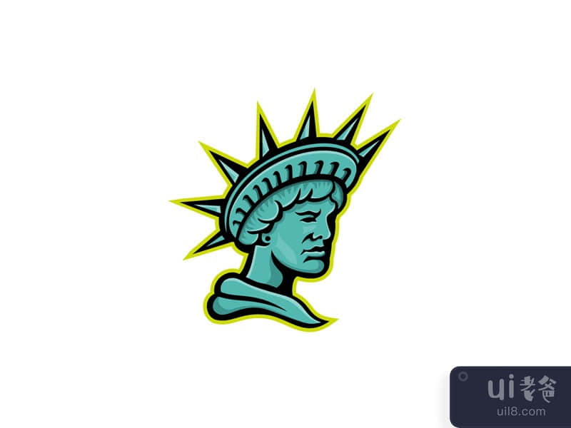 Lady Liberty or Libertas Mascot