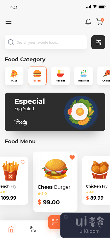 烹饪应用程序设计(Cooking App Design)插图2