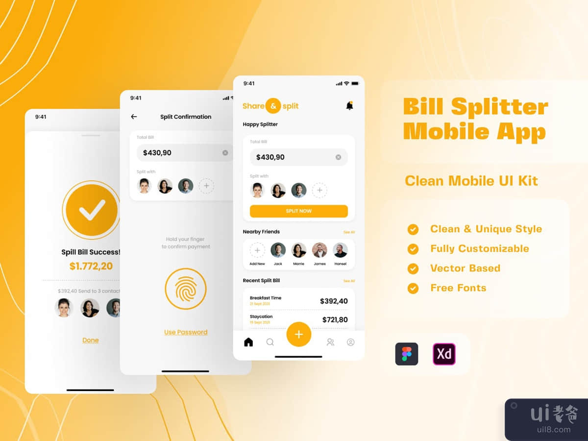 Bill Splitter Mobile App