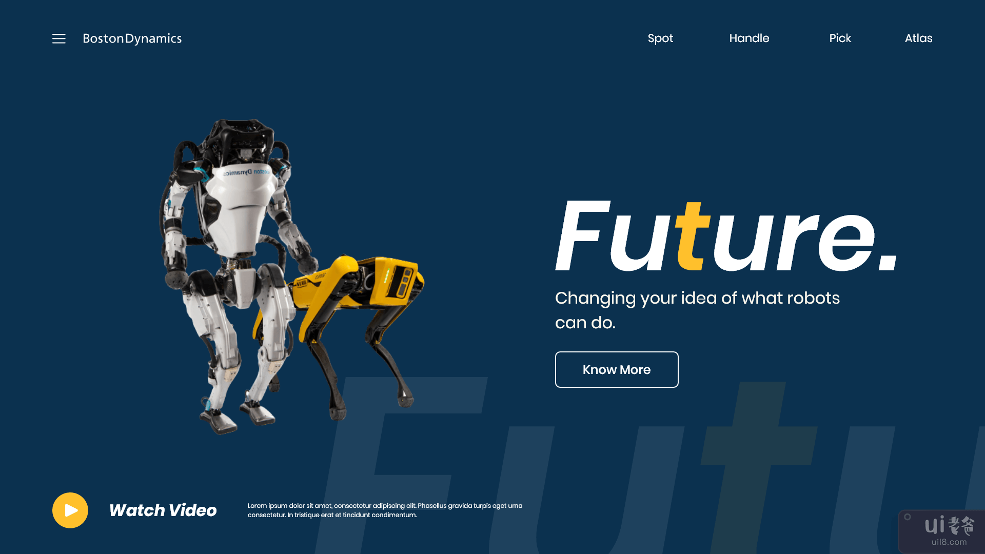 波士顿动力网站重新设计(Boston Dynamics Web Redesign)插图