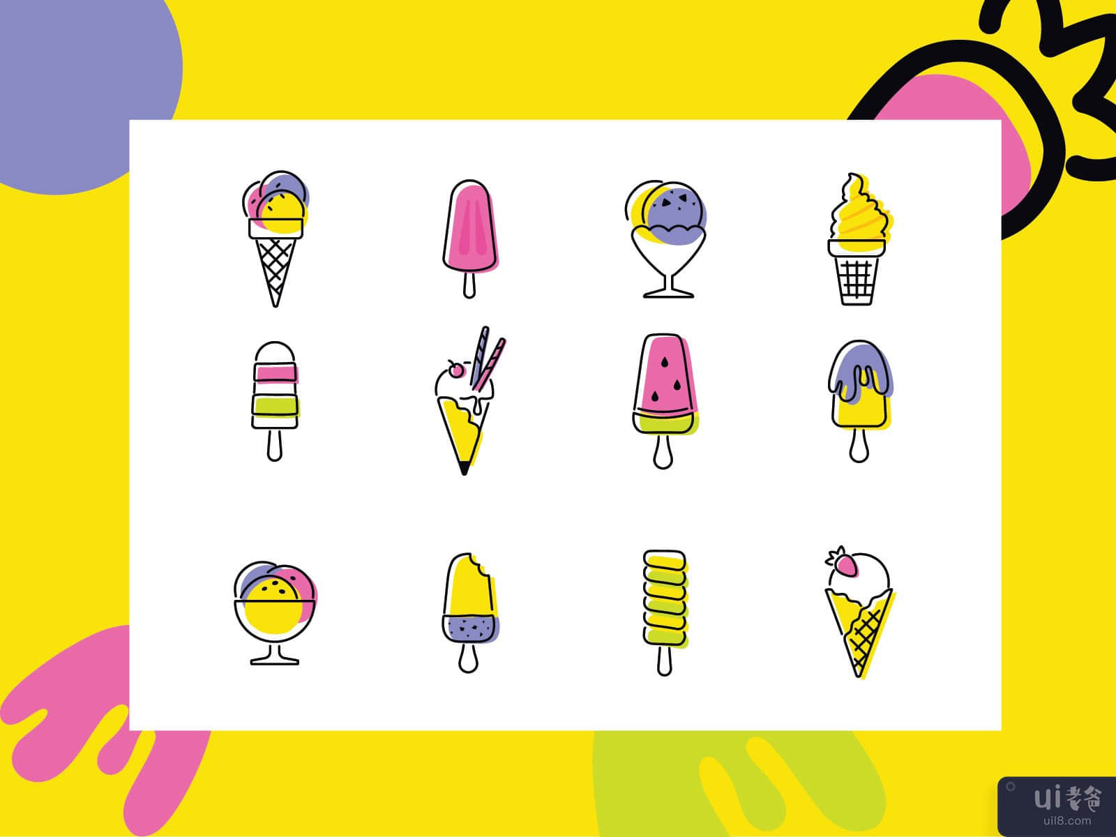 Ice-cream Icons