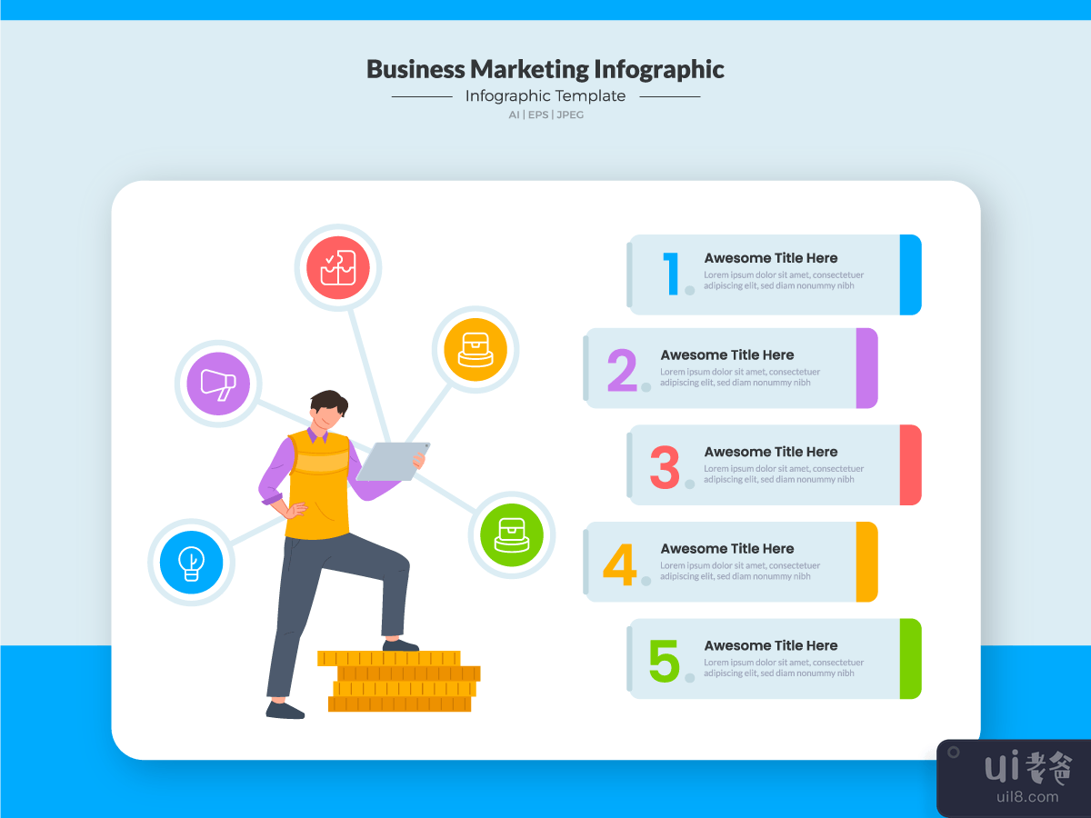 Business Marketing Infographic Template