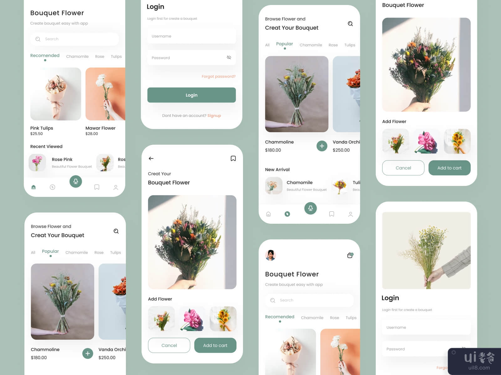 Flower Bouquet Shop App