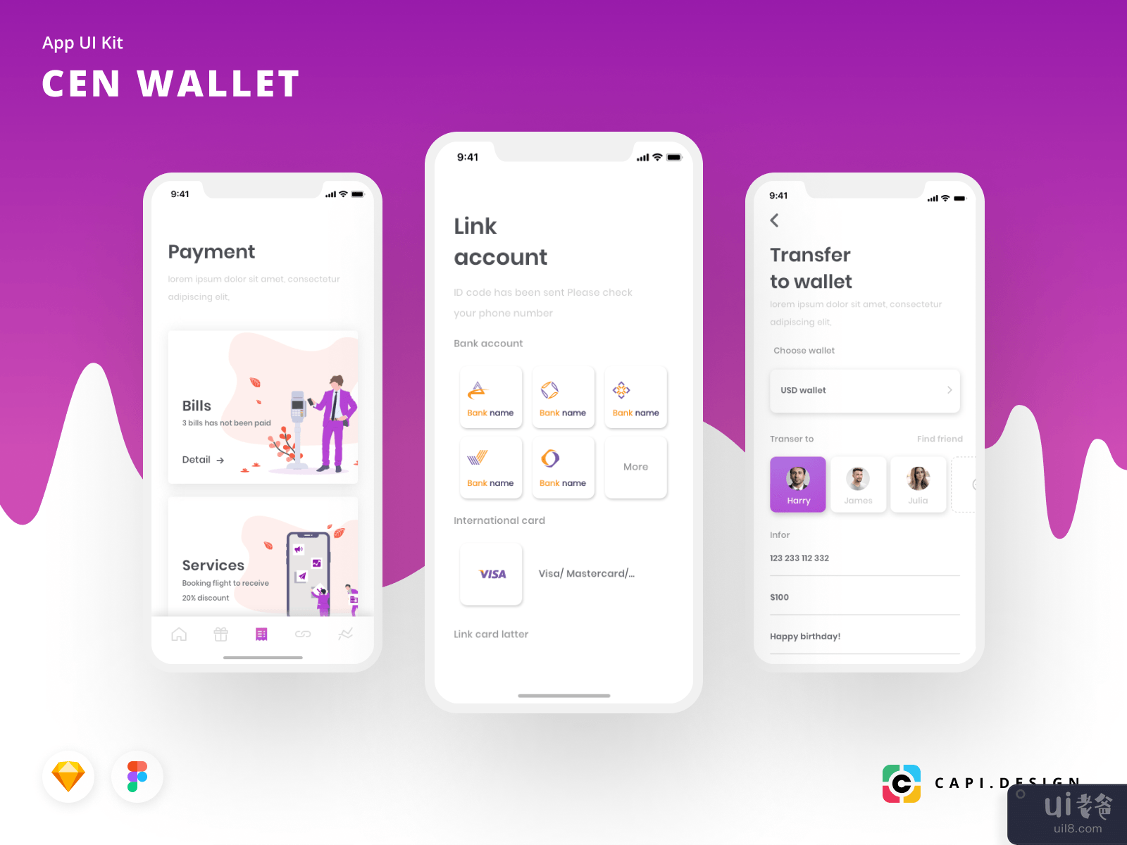 Cen Wallet UI Kit #8