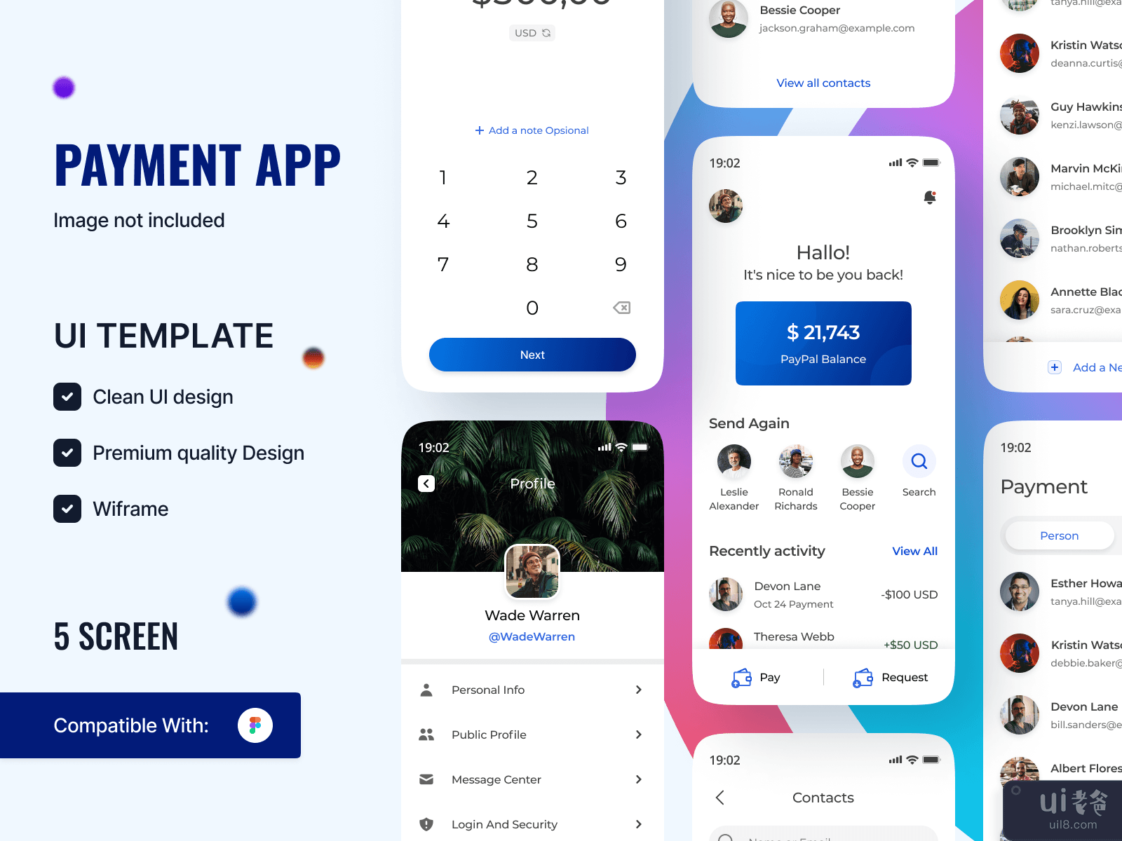 Payment App - Ui Kits Template
