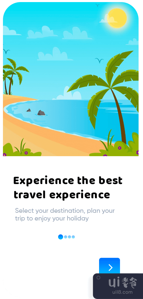 旅游预订应用程序概念(Travel Booking App Concept)插图1