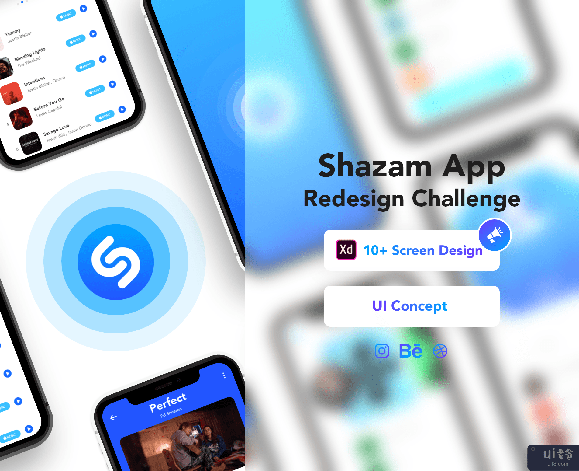 Shazam 应用程序重新设计(Shazam App Redesign)插图3