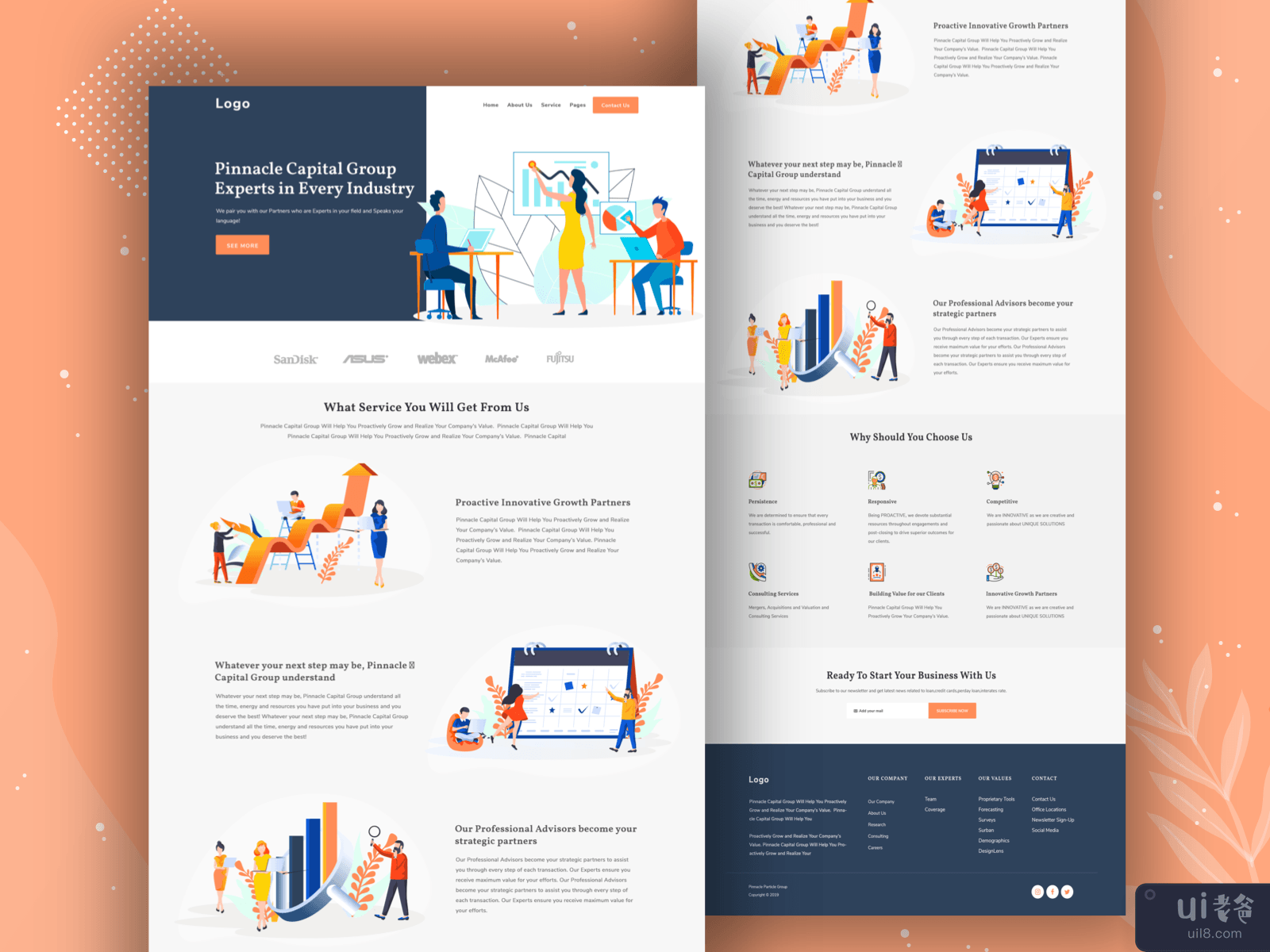 Industry Expert Landing Page