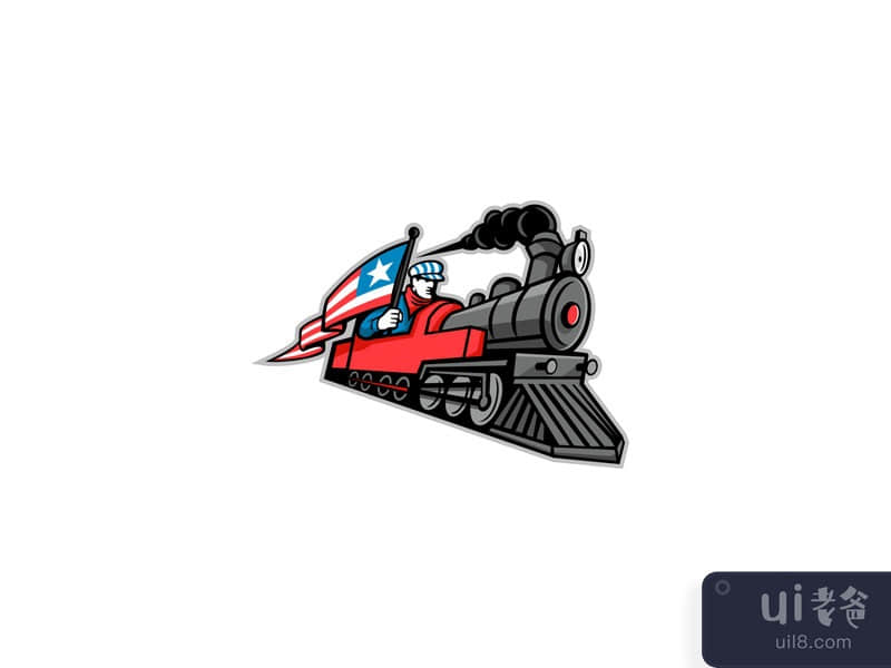 American Steam Locomotive Mascot