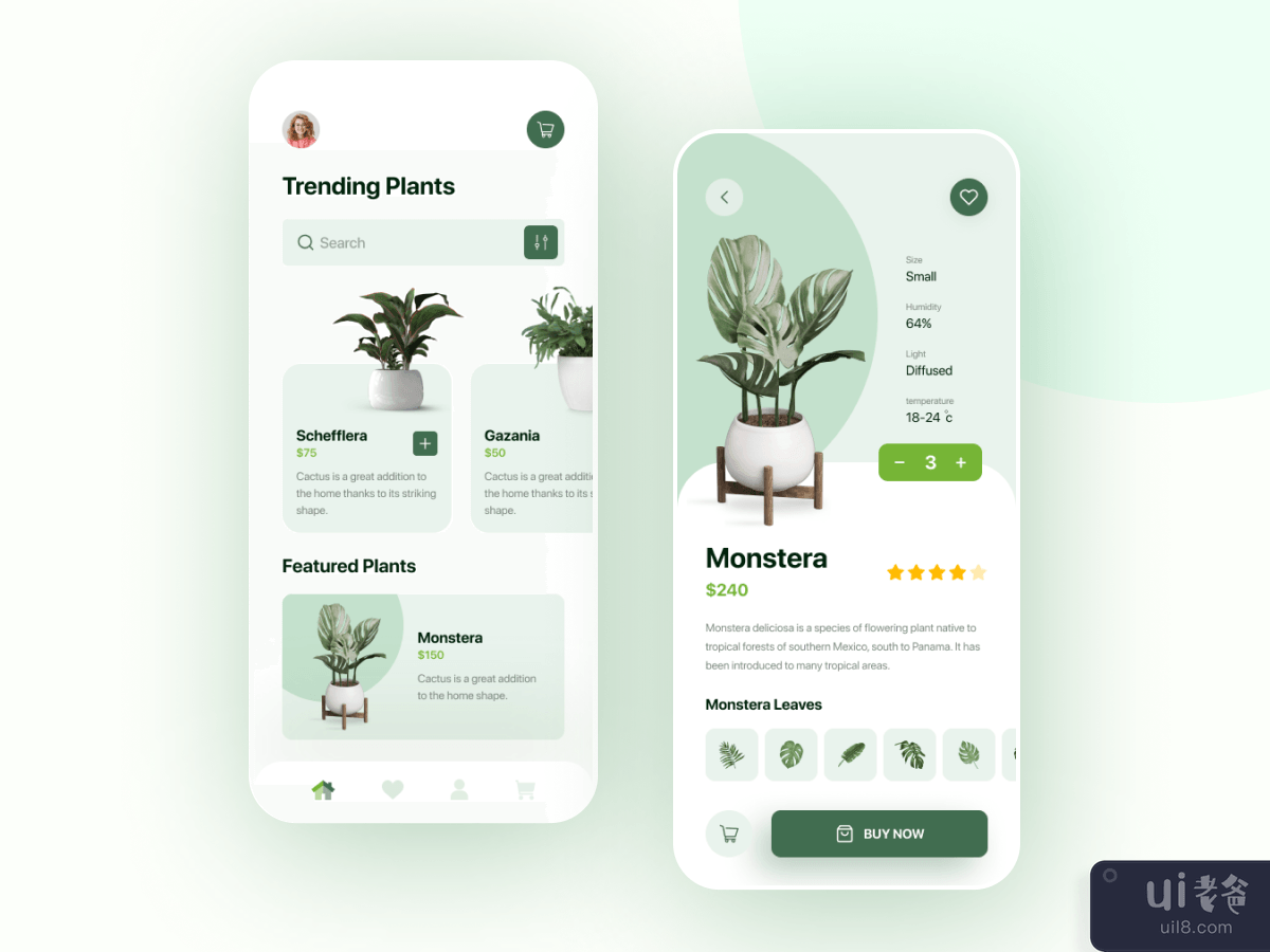 植物商店应用程序(Plant Store App)插图