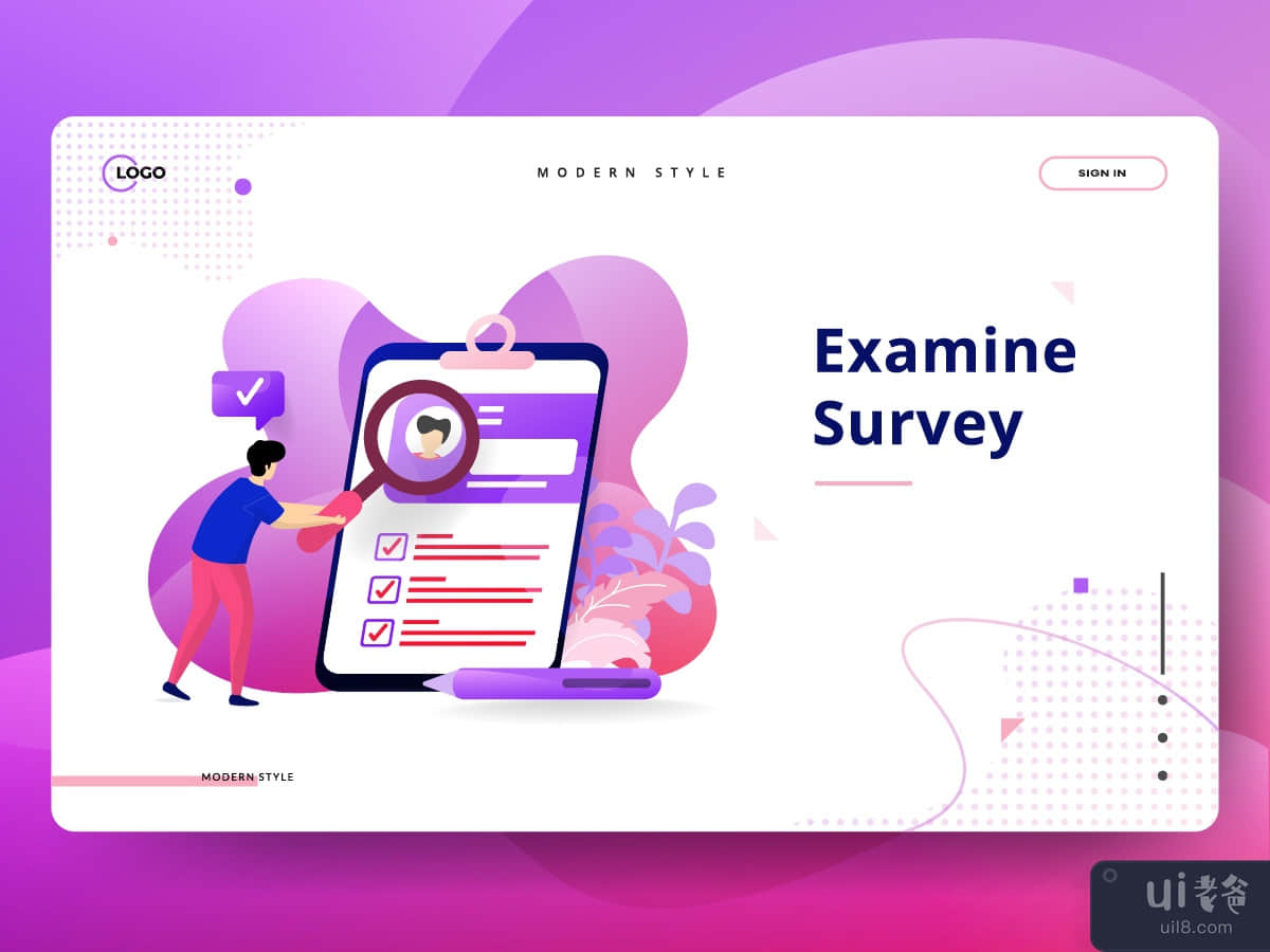 Landing Page Examine Survey