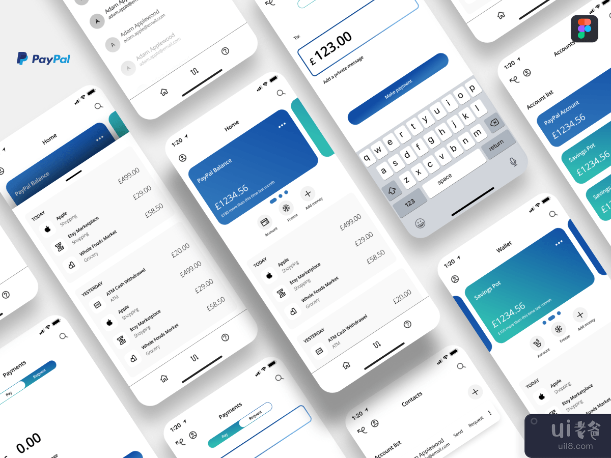 PayPal Mobile App Redesign 2020