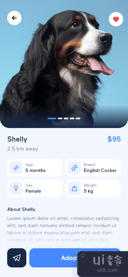 蓬松 - 宠物商店应用(Fluffy - Pet Store App)插图