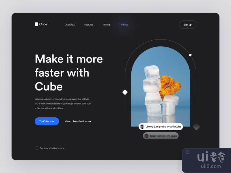 Cube - UI 资产登陆页面(Cube - UI Assets Landing Page)插图2