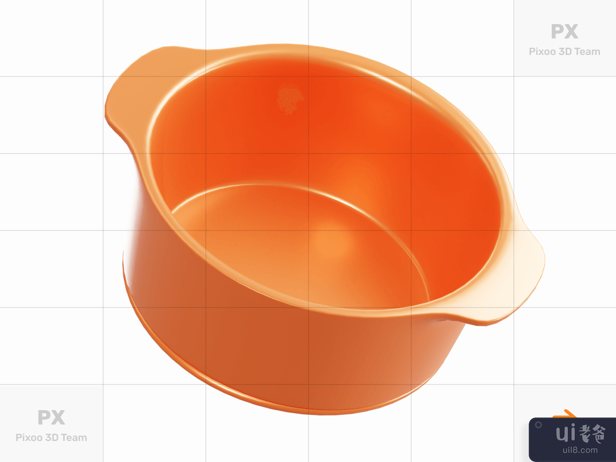 Pawon - 3D Kitchen Tools Set _ Medium Pan