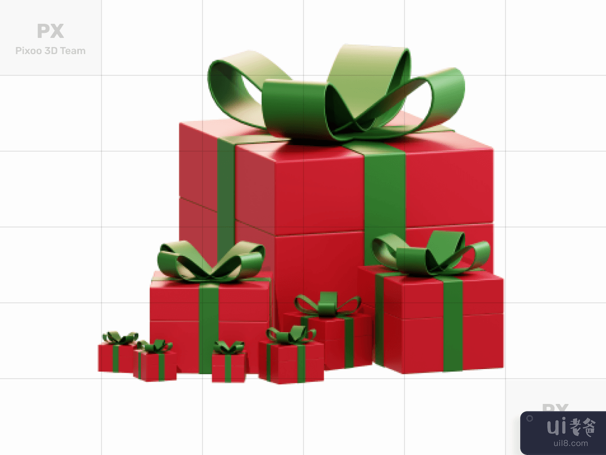 3D Christmas - Gift