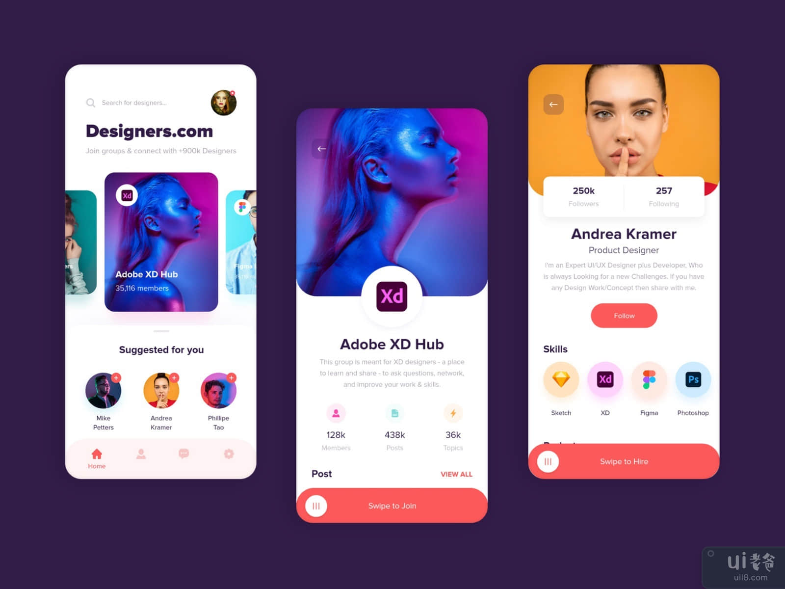 Find Designers - Mobile App