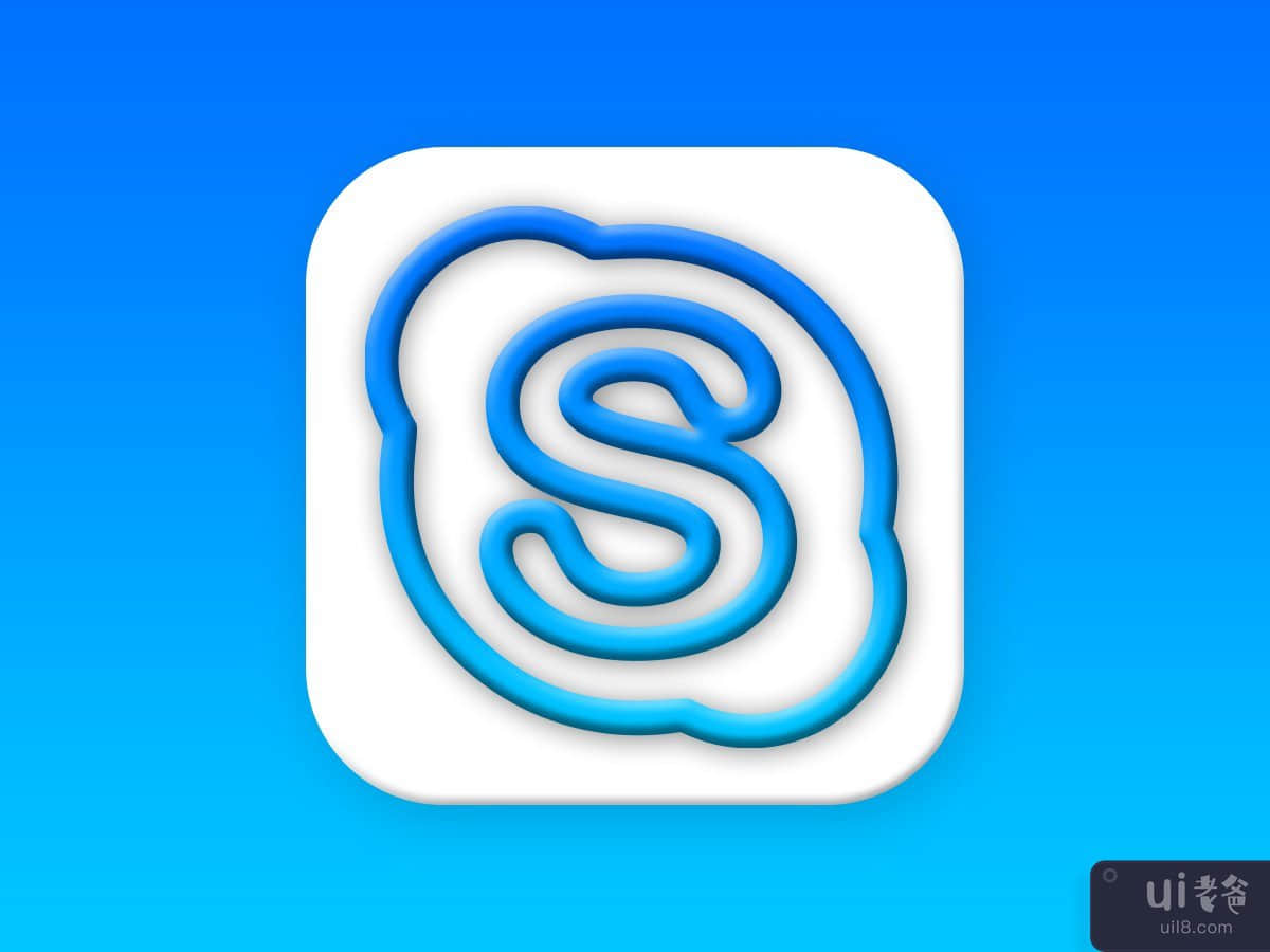 Skype 徽标(Skype Logo)插图2