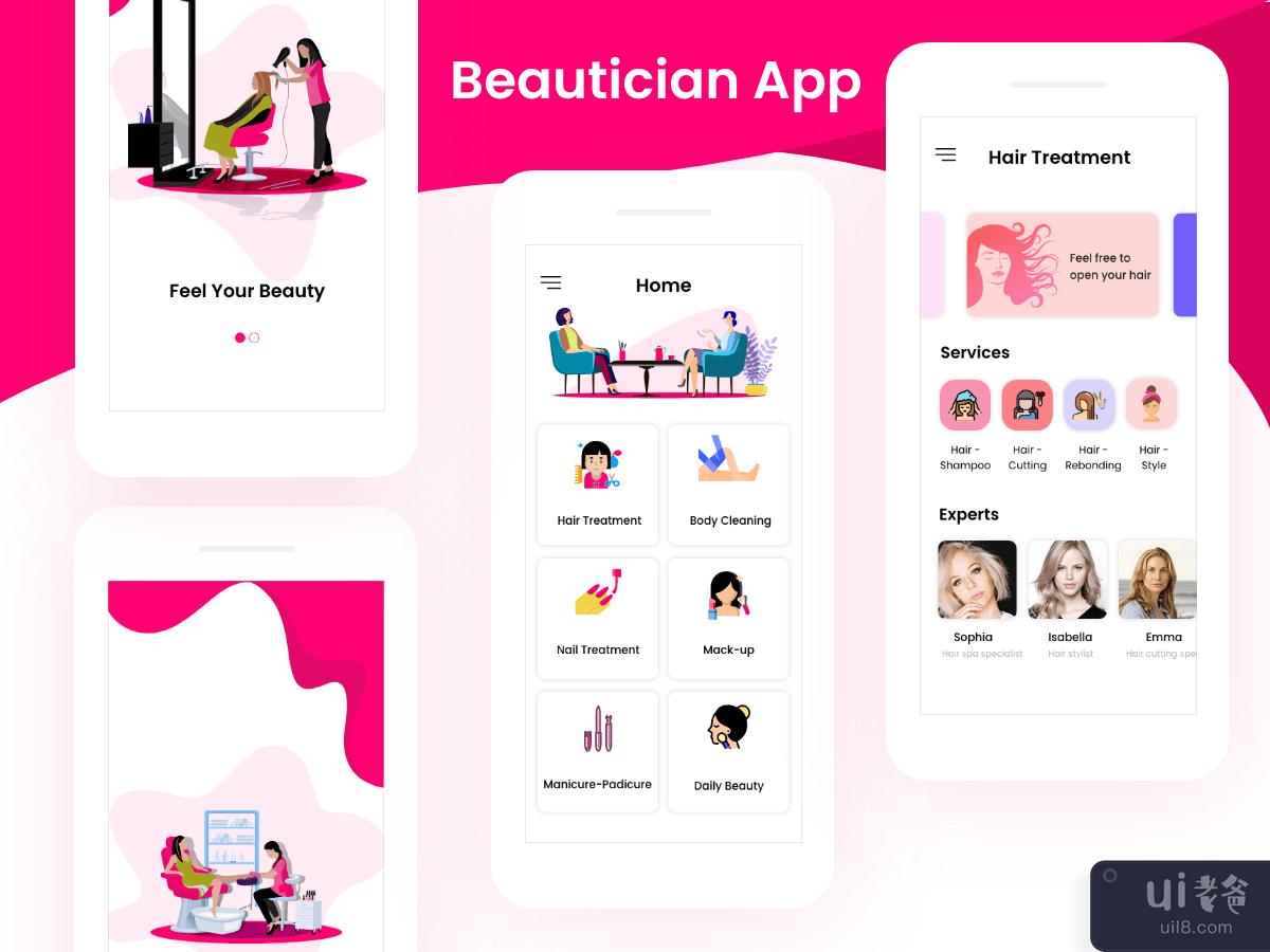 美容师应用(Beautician App)插图