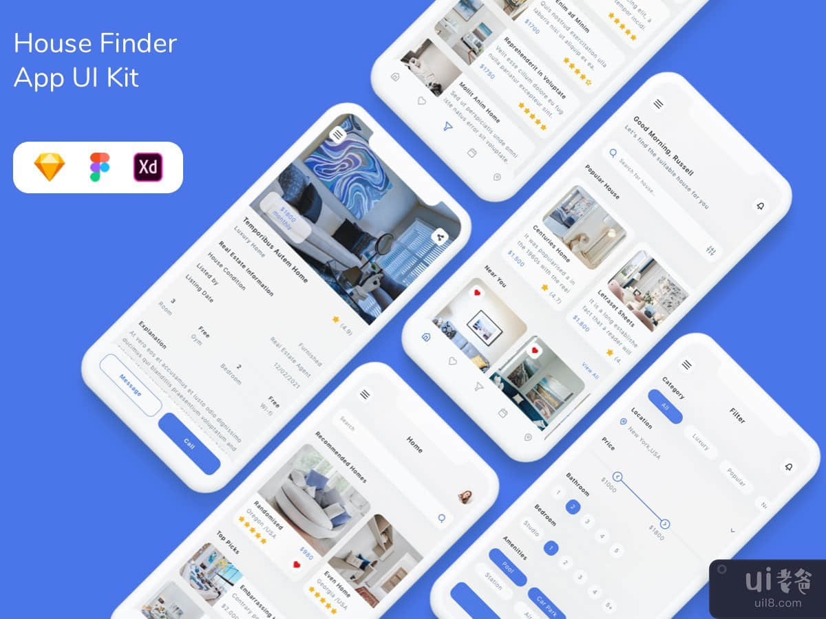 House Finder App UI Kit