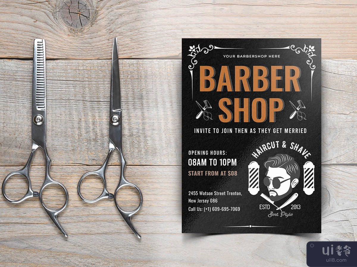 Barber Shop Flyer Template-10