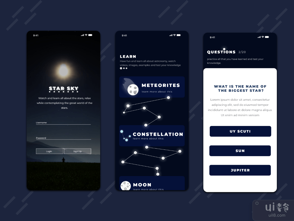 Stargazing App Challenge