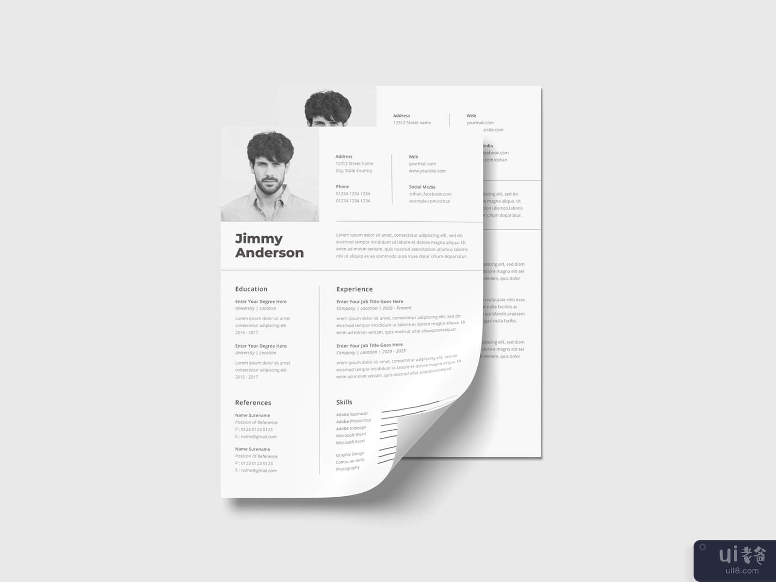 Jimmy Resume Template