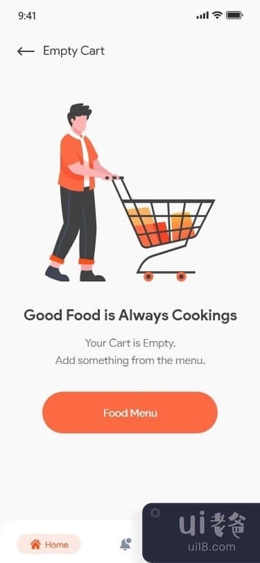 食品应用程序（地址和购物车屏幕）(Food app (Address & Cart screens))插图3