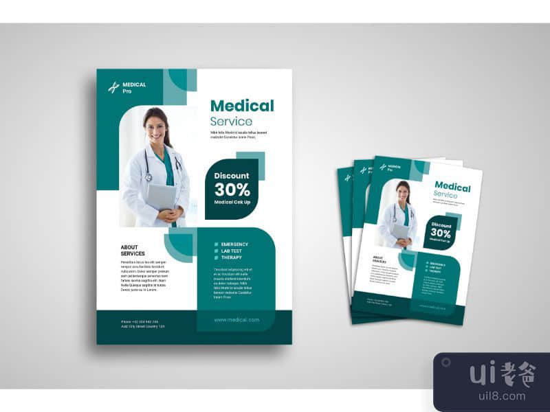 Flyer Template Medical Check Up Service