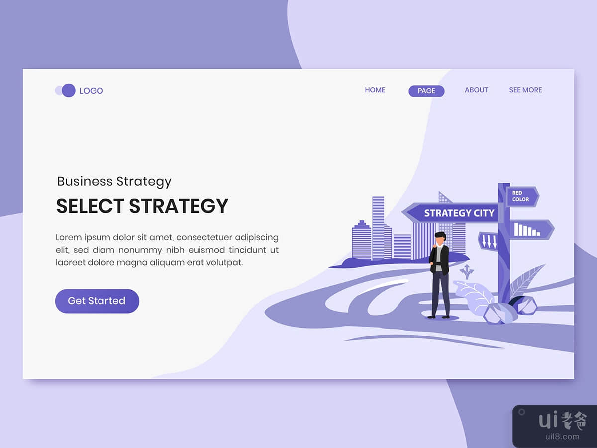 Select Strategy Marketing Landing Page