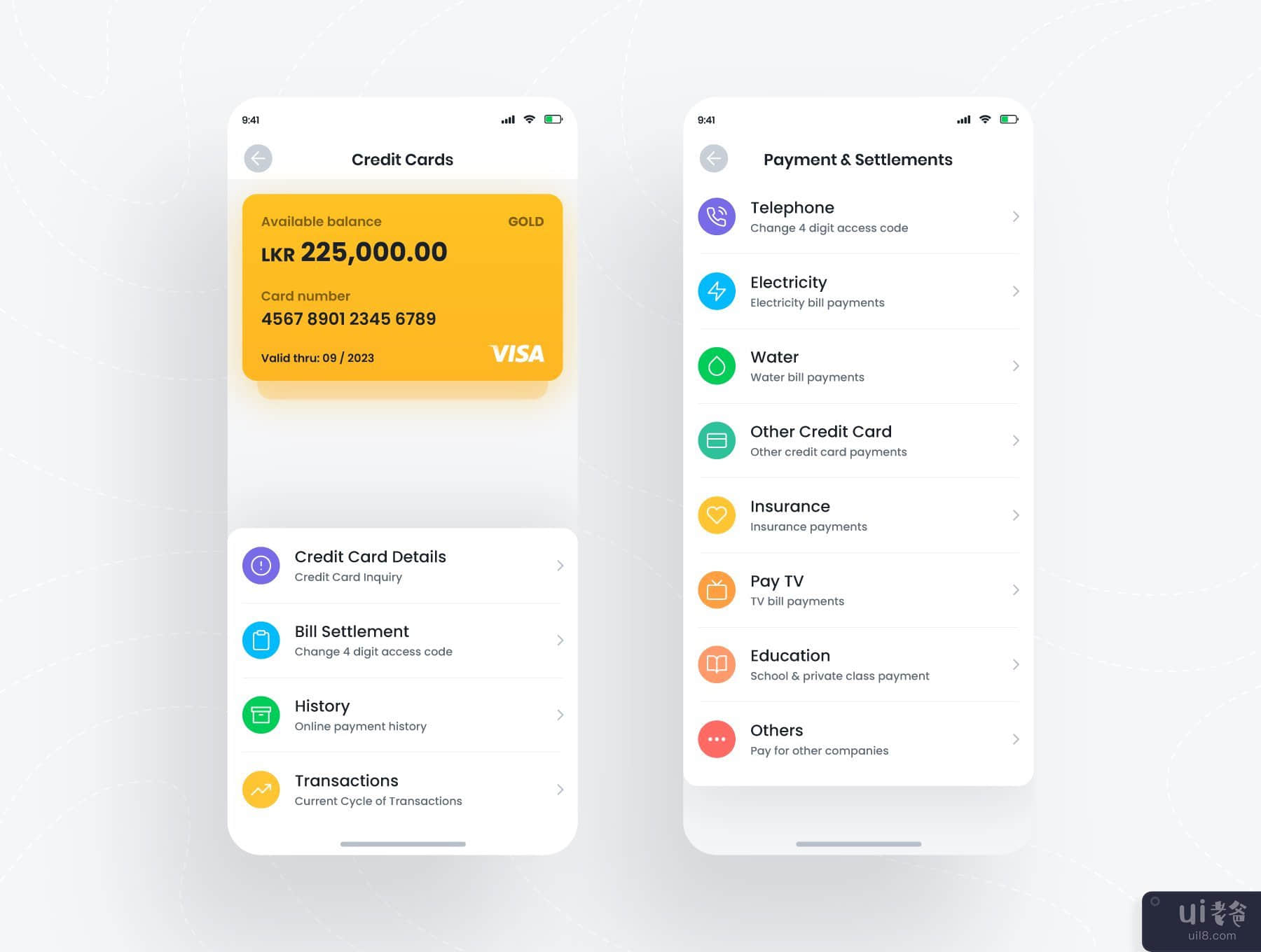 手机银行完整应用程序 - iOS(Mobile Banking Full App - iOS)插图3