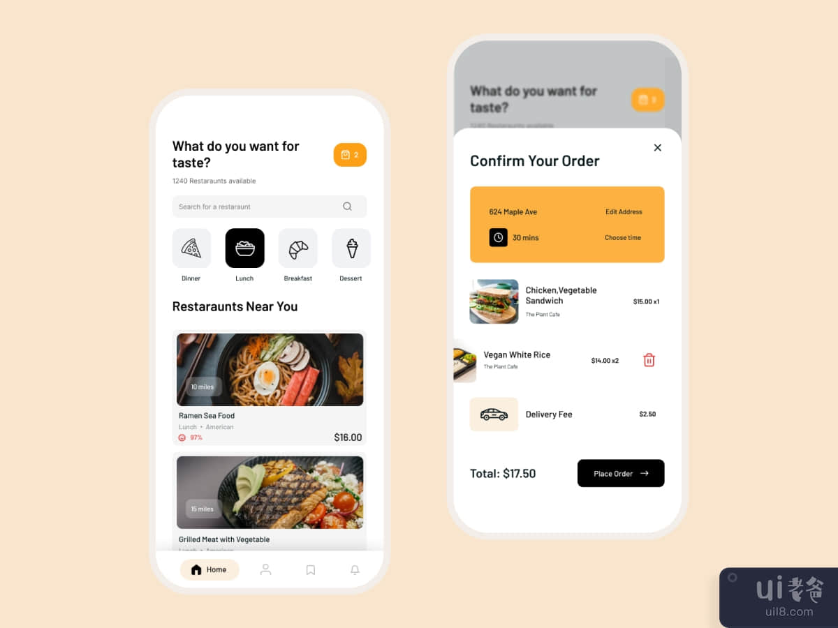 Food App Design
