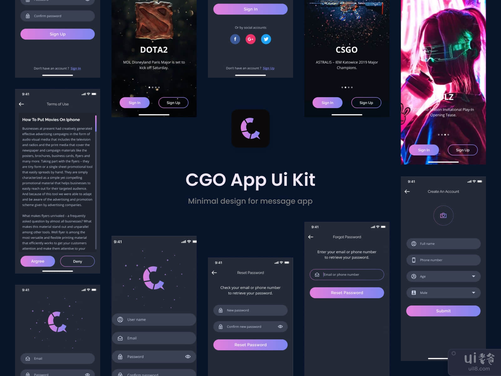 CGO App Ui Kit #1