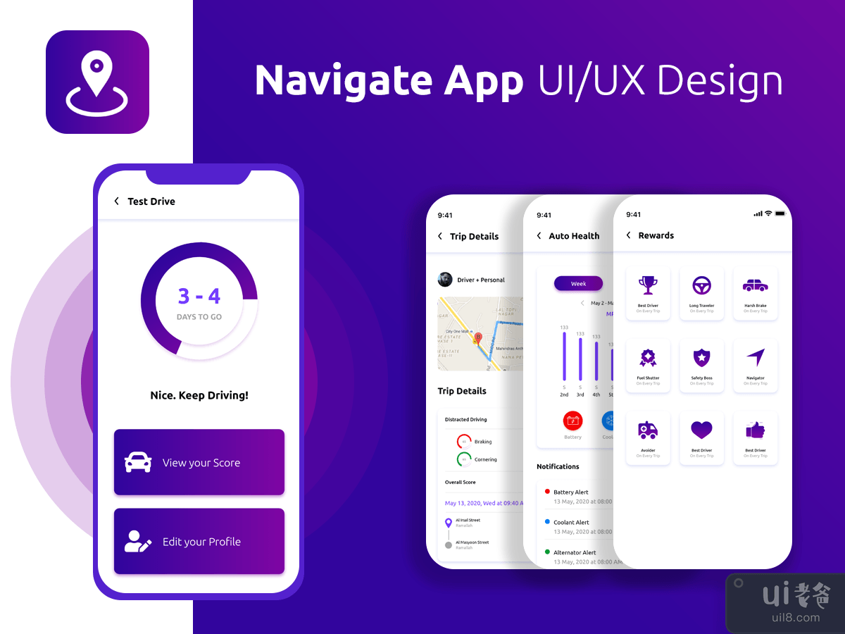 Navigate App UI_UX Design