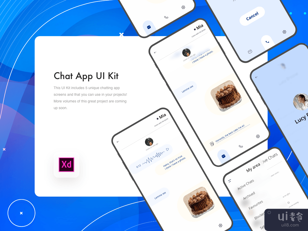 Chat App UI Kit Vol. 2