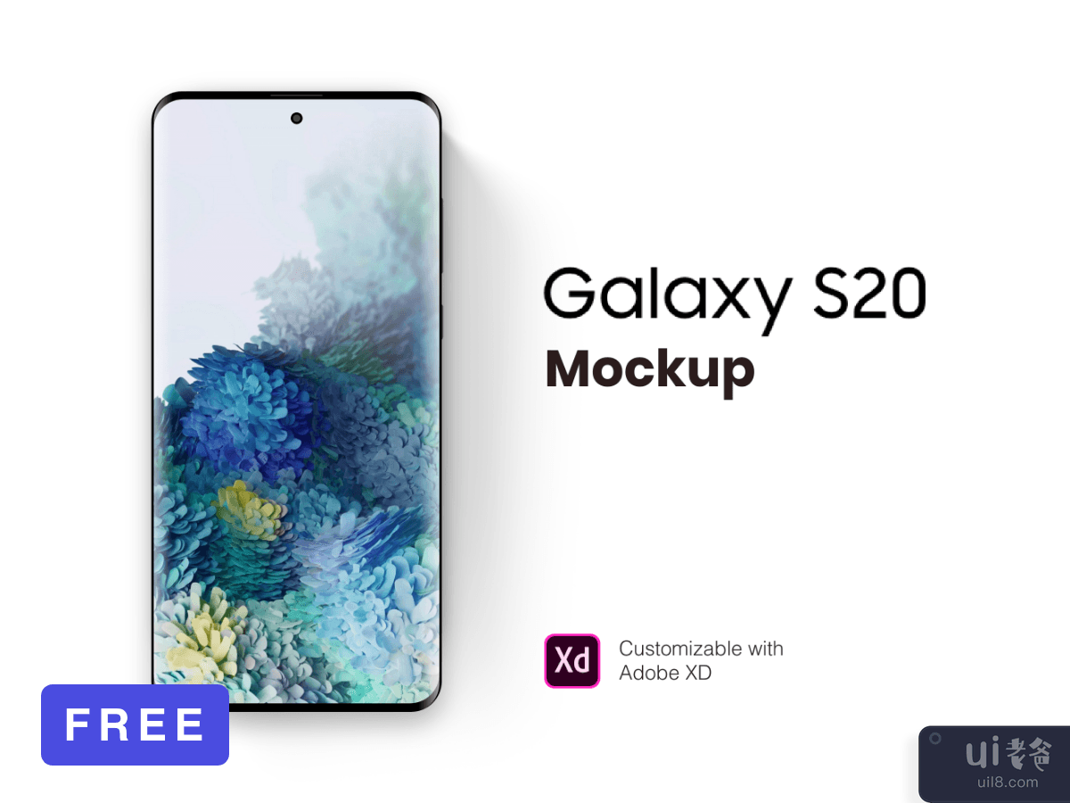 [FREE] Samsung Galaxy S20 Mockup - Adobe XD