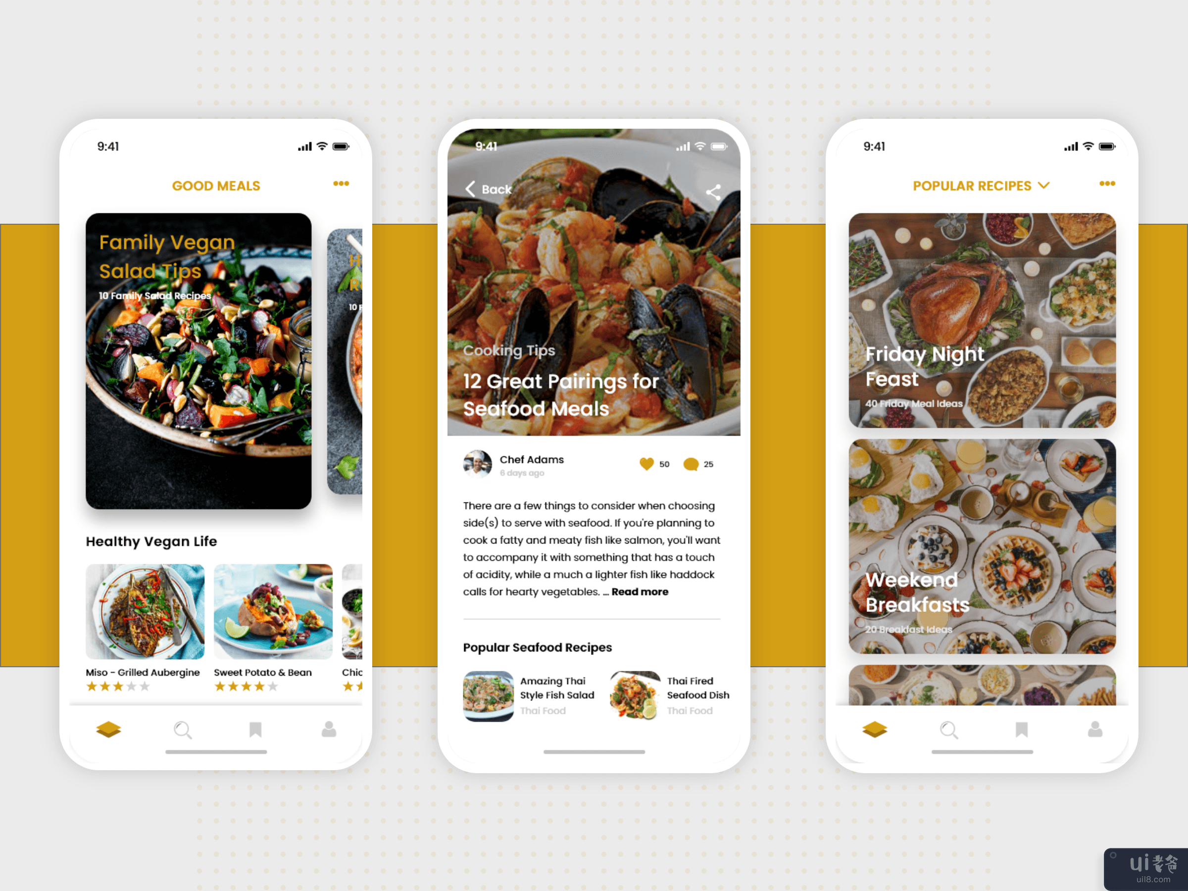 餐厅食谱应用程序(Restaurant Recipe App)插图4