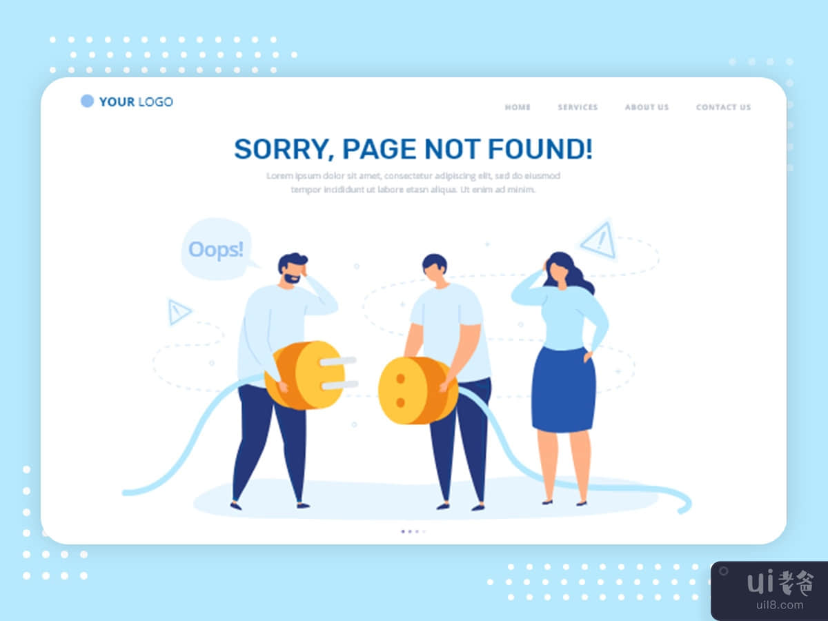 SORRY PAGE NOT FOUND 