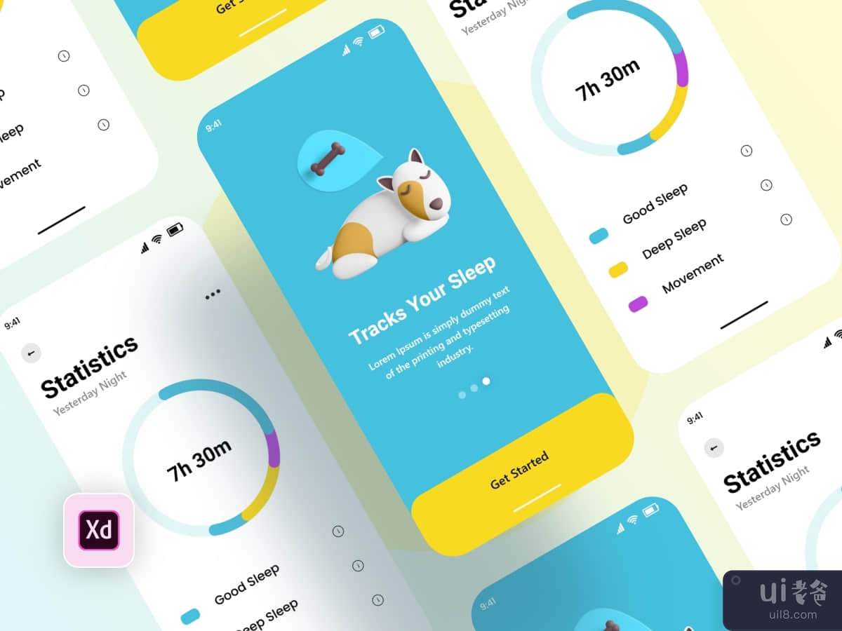 Sleeping App UI Kits