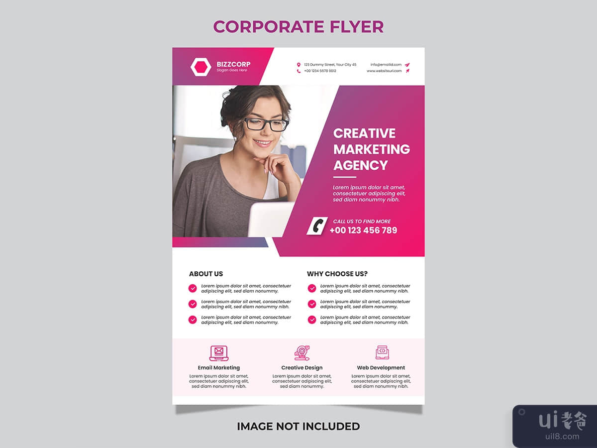 corporate business flyer template