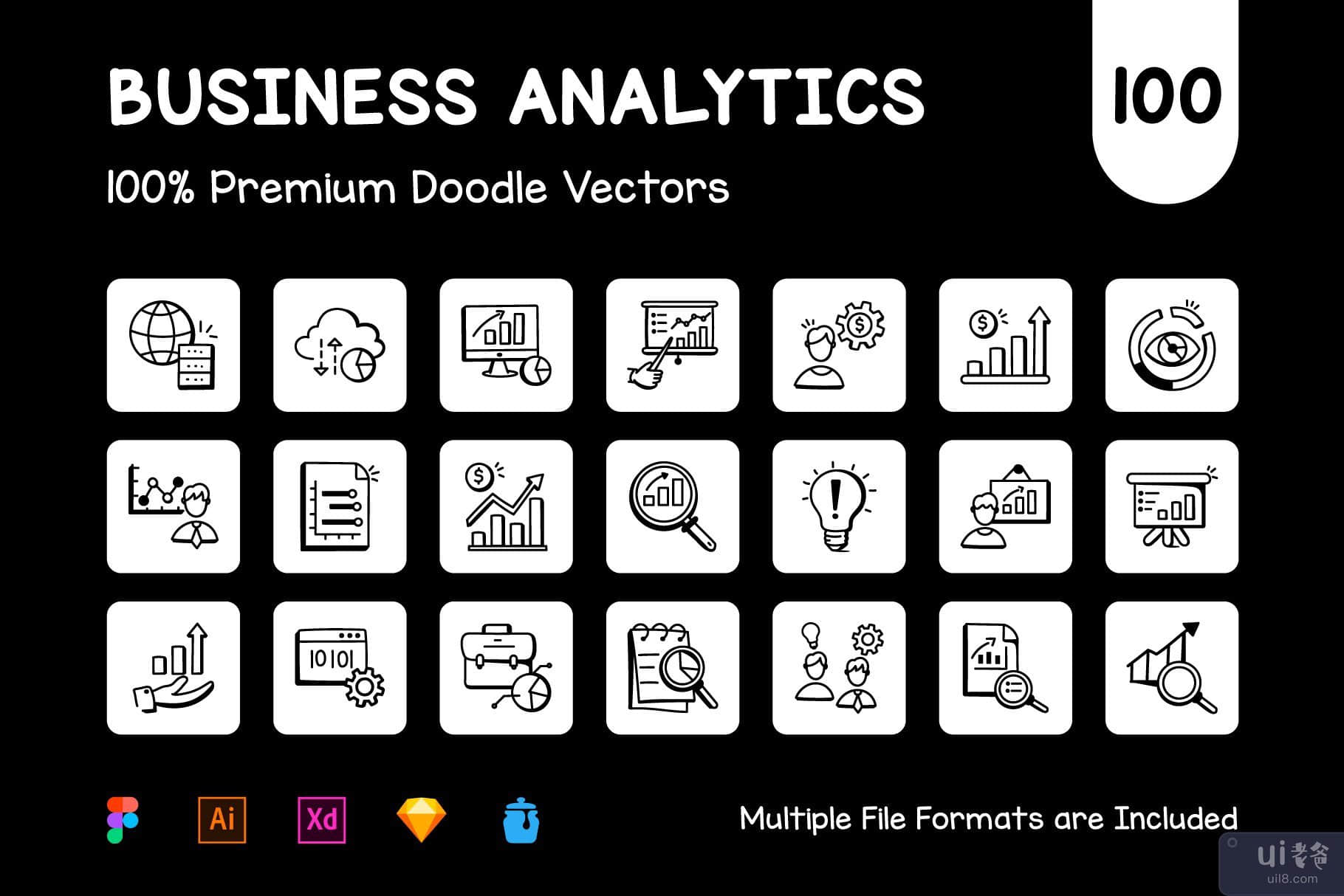 100 手绘商业分析(100 Hand Drawn Business Analytics)插图5