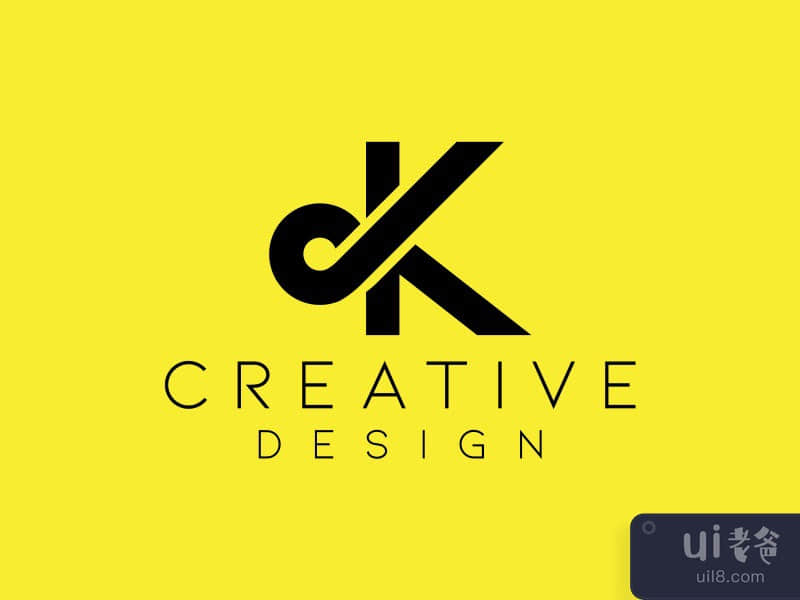 letter JK Logo Design Vector Template.