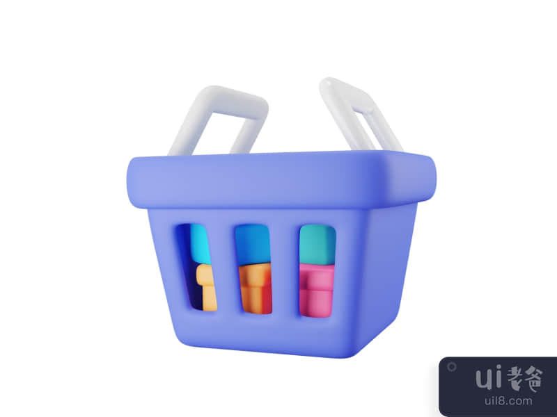 Shopping Cart - 3D Icon