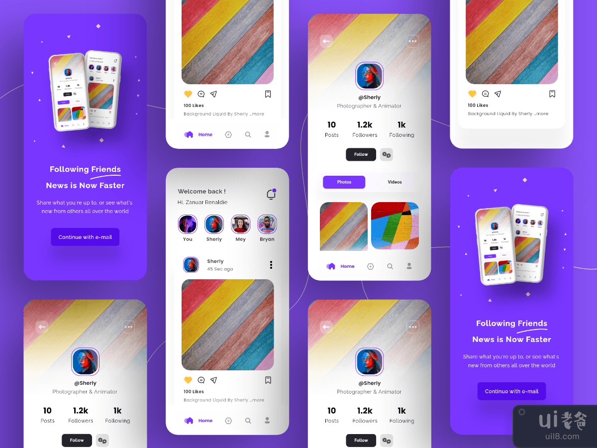 Social Media App Design