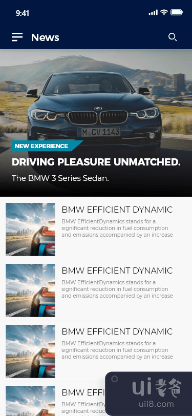 宝马 |车模手机应用(BMW | Car models mobile app)插图2