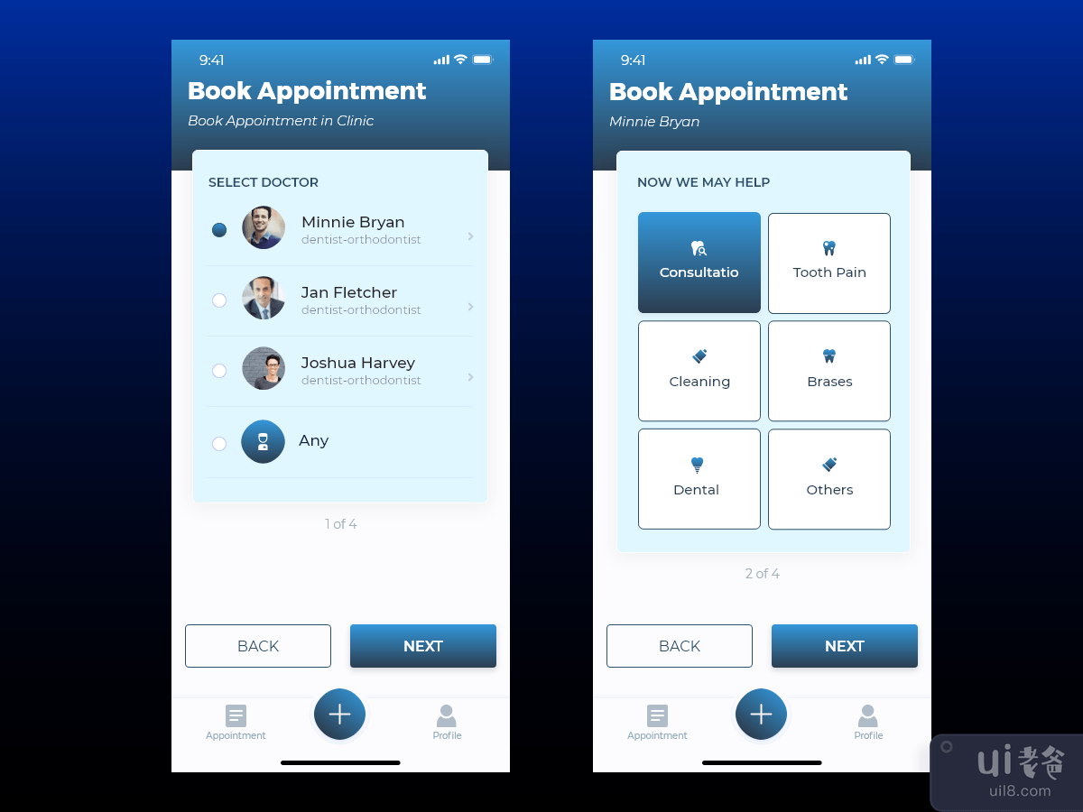 医疗/医生预约应用程序（XD）(Medical / Doctor appointment booking app (XD))插图2