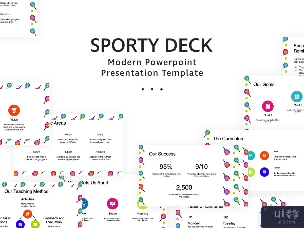 Sporty PowerPoint Presentation Template
