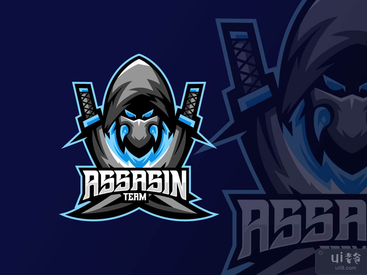 Assasin Team Mascot Logo 
