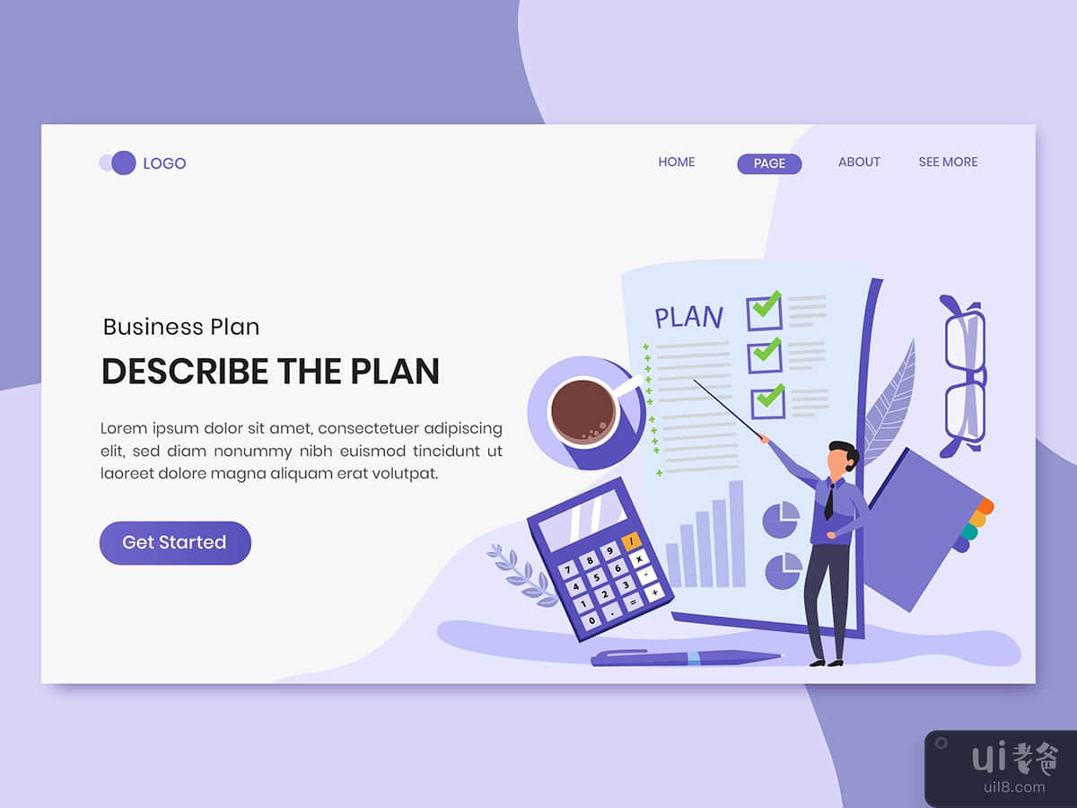 Business Plan  Marketing Landing Page
